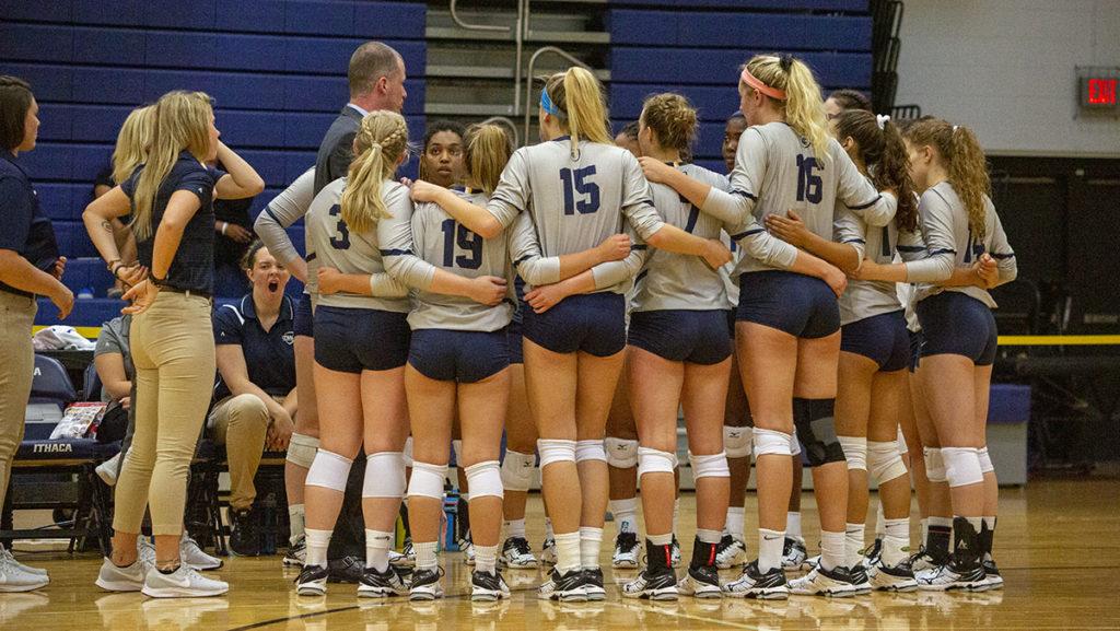 The Ithaca College volleyball team prepared for the 2021 season by holding its annual lift-off competition, keeping its athletes focused during the summer.