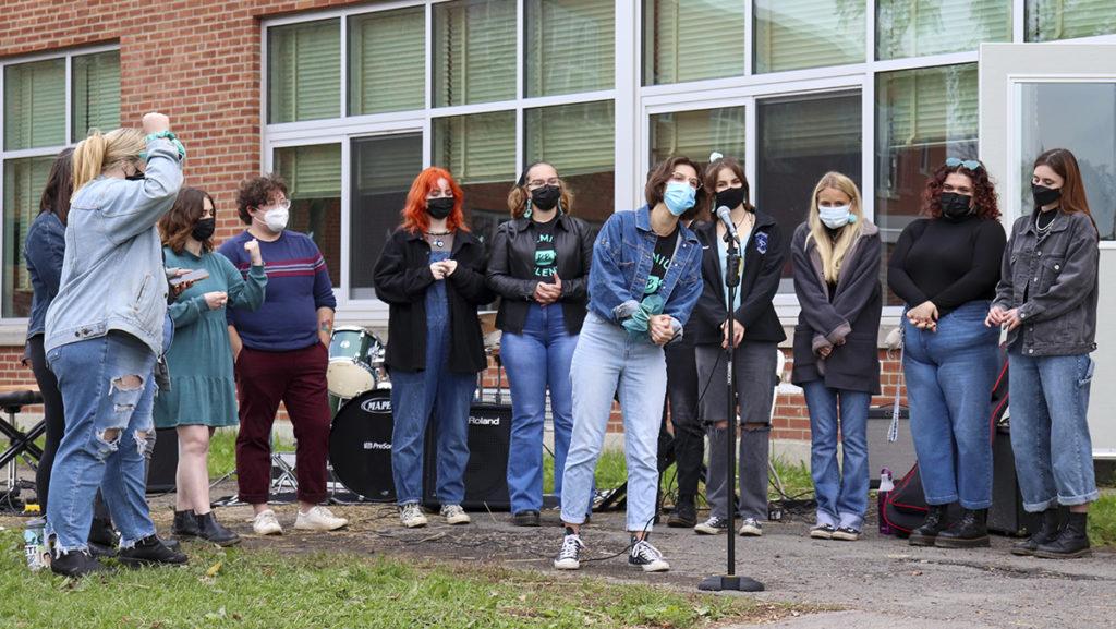 The Fall Fest on Oct. 24 included a performance of live music from Premium Blend, one of Ithaca College's five main acapella groups.