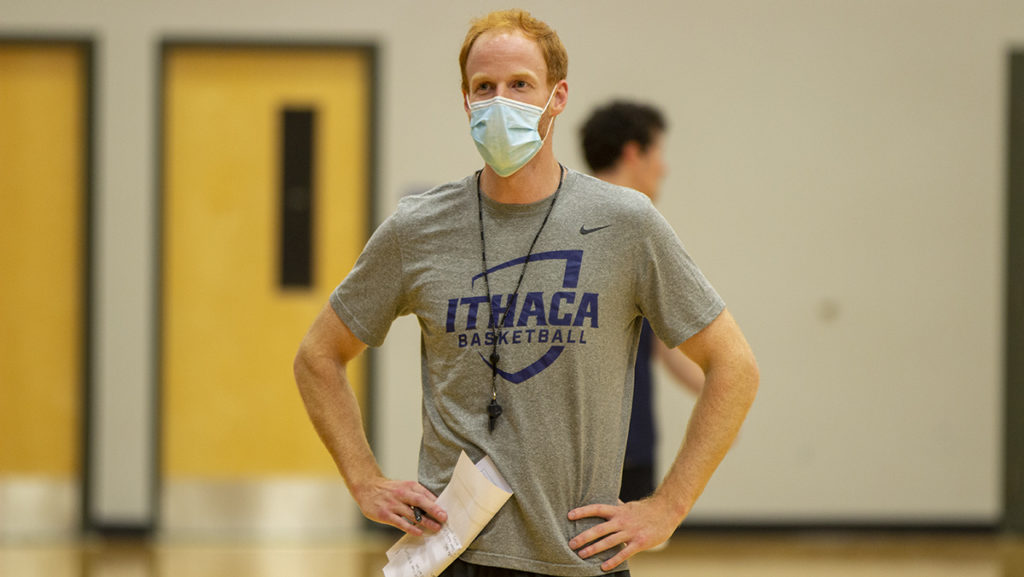 The Ithaca College mens basketball team announced the hiring of Conor Dow as an assistant coach Oct. 4. The coach spent time in the NBA and NBA G League before joining the Bombers staff. 