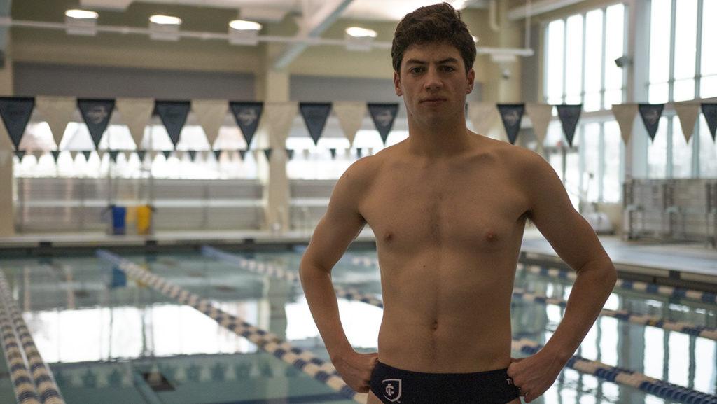 Senior swimmer Michael Sheehan has helped the Ithaca College mens swimming and diving team jump out to a 5-1 start and also welcome in a large freshman class to the team. 
