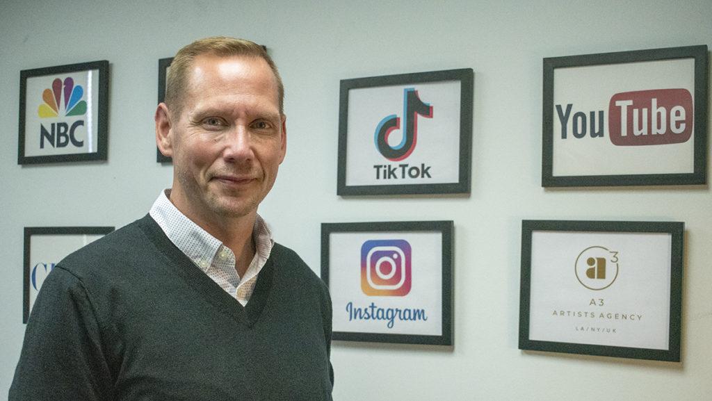 Since getting TikTok famous, Ithaca College professor Peter Johanns has signed to the talent agency A3. His agent is one of his former students.