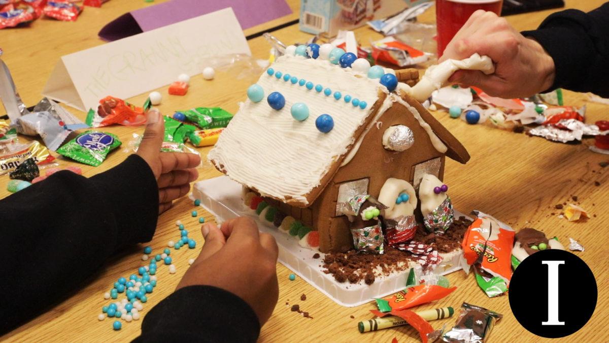 Gingerbread decorating spices up the campus with holiday spirit