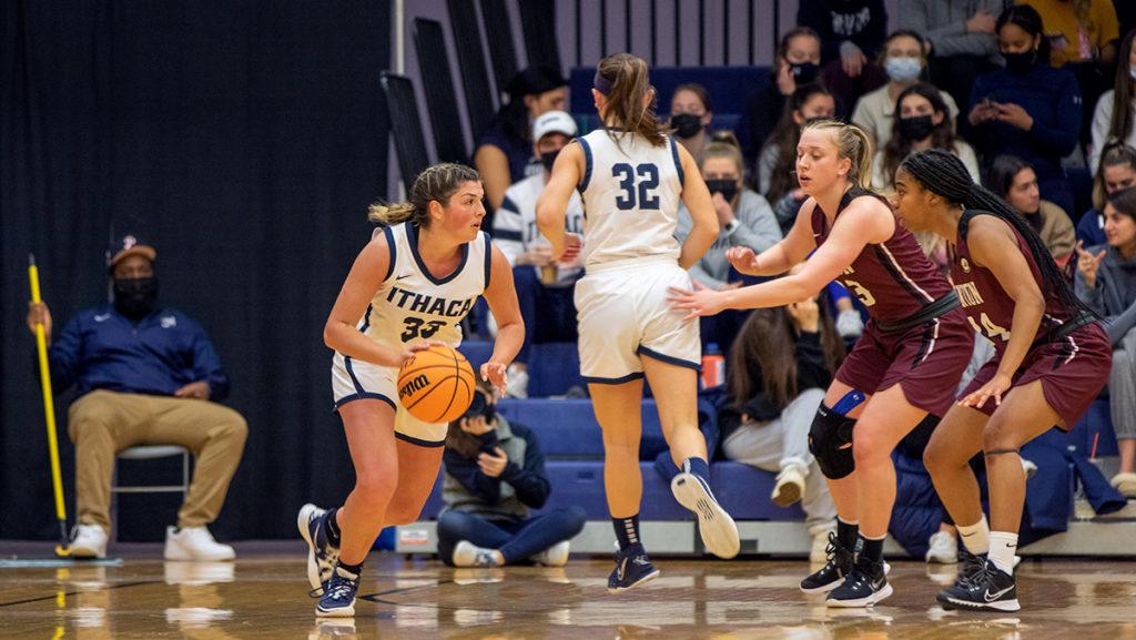 The Ithaca College womens basketball team defeated Union College 69–48 on Feb. 26. With the win, the Bombers advanced to the Liberty League championship.