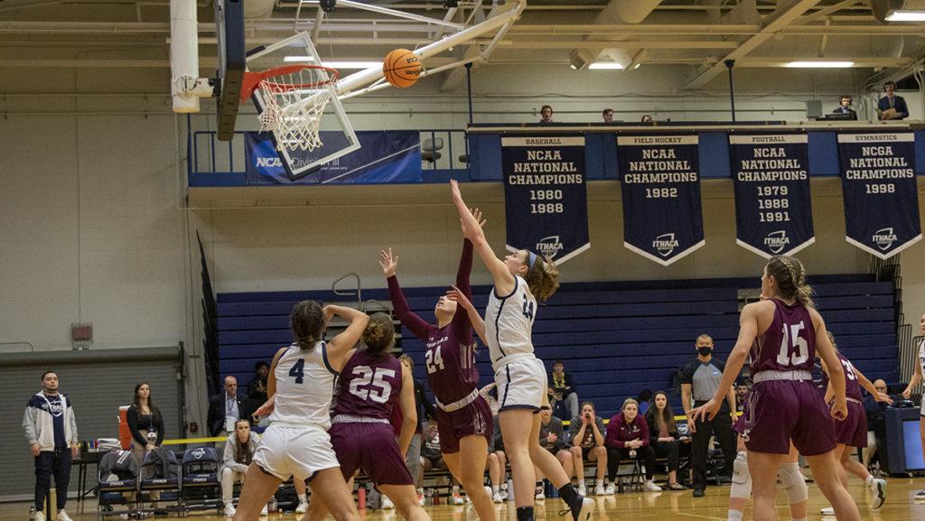 The Ithaca College womens basketball team lost 73–71 in overtime in the NCAA Tournament Round of 32 against Springfield College on March 5.