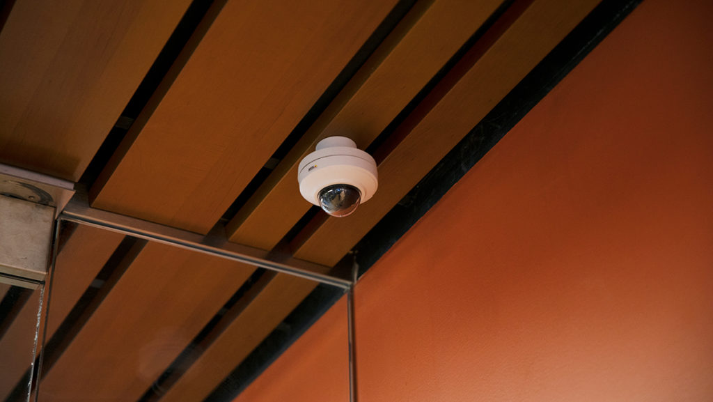 In an effort to curb its notoriously long lines, the Campus Center Dining Hall now has a camera perched by the front exit. The camera, which provides a constant video feed of the inside of the Campus Center, allows students to see how crowded the dining hall is at any given time.