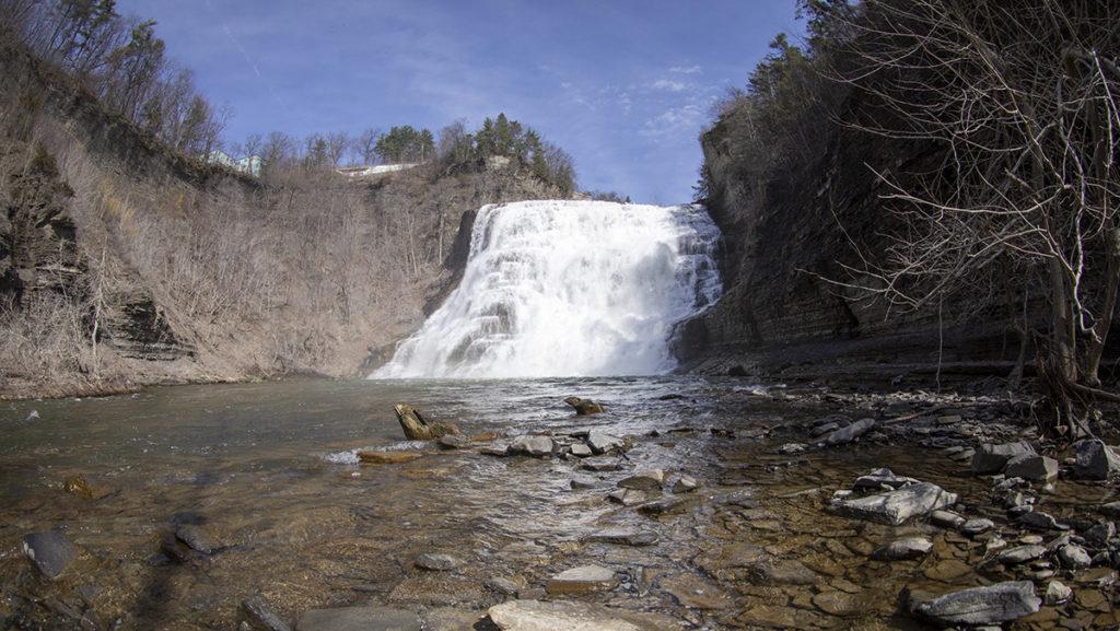 As+the+effects+of+climate+change+begin+to+roll+in%2C+locals+in+Ithaca+can+expect+increased+flooding+and+severe+weather.+Many+of+the+citys+buildings+are+at+high+risk+of+flooding.