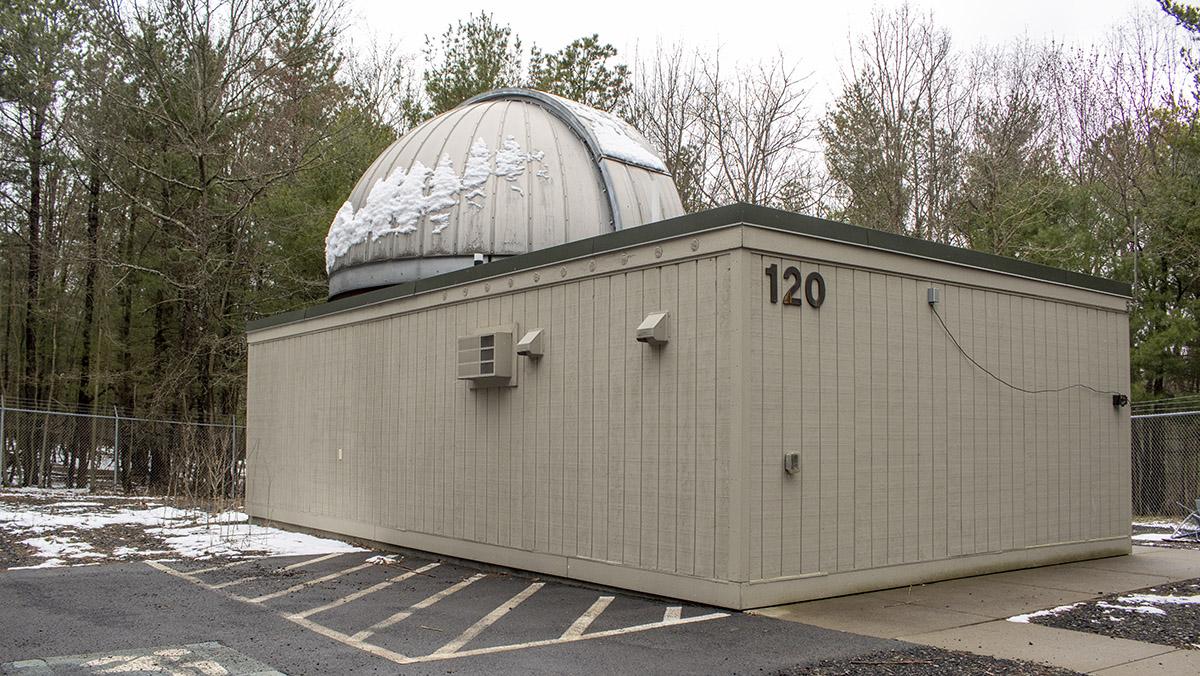 Observatory under repair in hopes of viewing night in fall