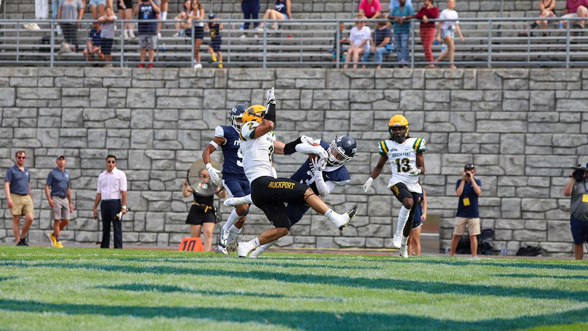 Football shuts out SUNY Brockport in home opener