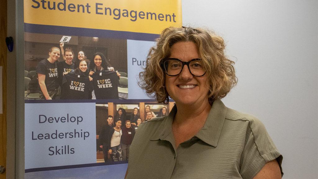Michele Lenhart, director of the Office of Student Engagement, shares her expertise on college connections. She suggests that new students should focus on fostering relationships early in their college experience.
