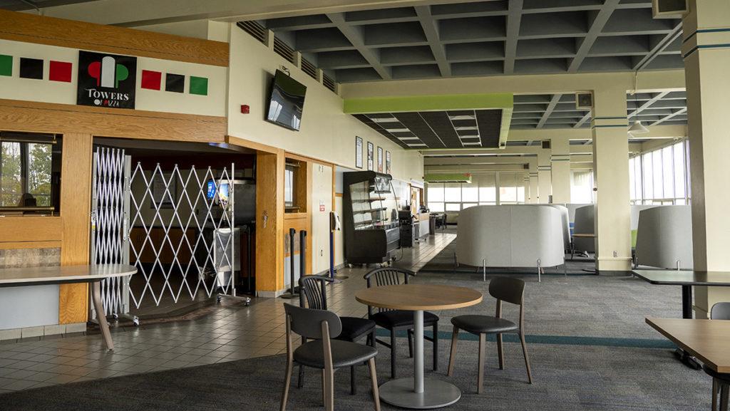 Reginald Briggs, associate director of Dining Services, said the decision was made to temporarily close Towers Marketplace because of understaffing issues. 