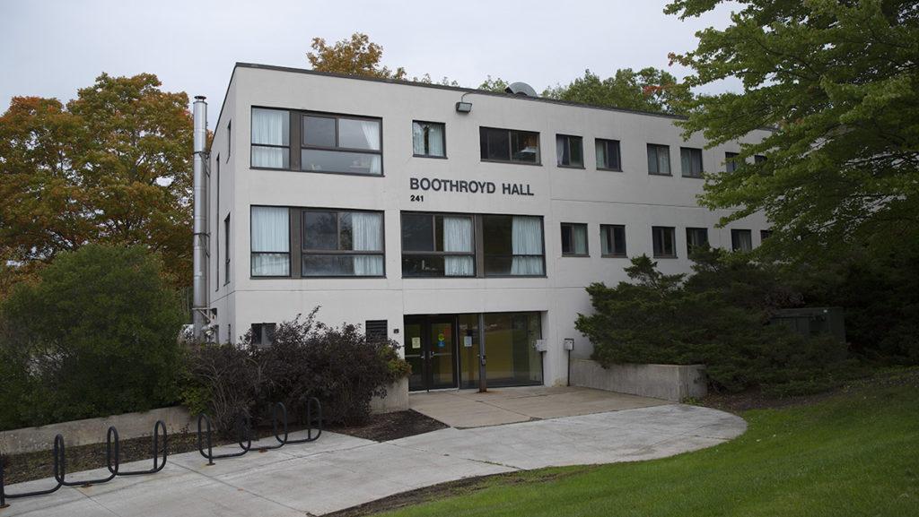 Boothroyd Hall will continue to serve as an isolation housing space for residential students for the rest of the fall semester. It will also continue to offer free COVID-19 testing. However, Samm Swarts, assistant director for Emergency Preparedness and Response, said that if COVID-19 cases rise and there is no space in Boothroyd, the college will allow students to isolate in their assigned residence hall rooms.