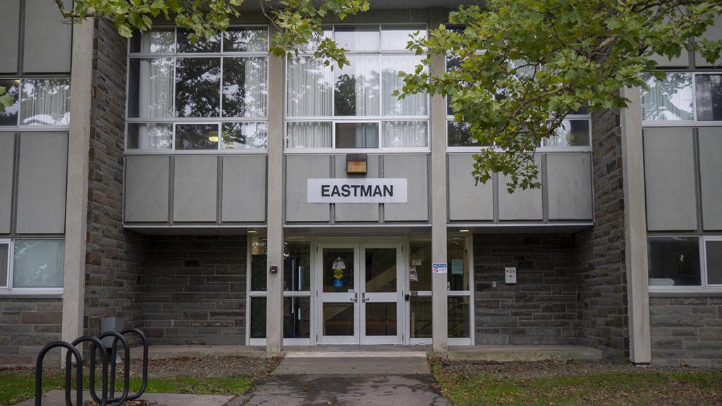 The plan to convert Eastman Hall into living space for seniors and graduate students was announced in Spring 2022 in an email to juniors from the Division of Student Affairs and Campus Life. According to the college’s website, the cost to live in Eastman Hall is $9,900 for the 2022–23 academic year. A single room in a residence hall typically costs $10,375. 