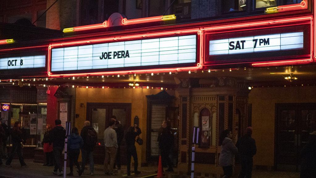 Joe Pera ’10 performed a stand-up routine at the State Theatre of Ithaca on Oct. 8. The show was part of his Fall Everywhere Else tour, which continues into mid-December.