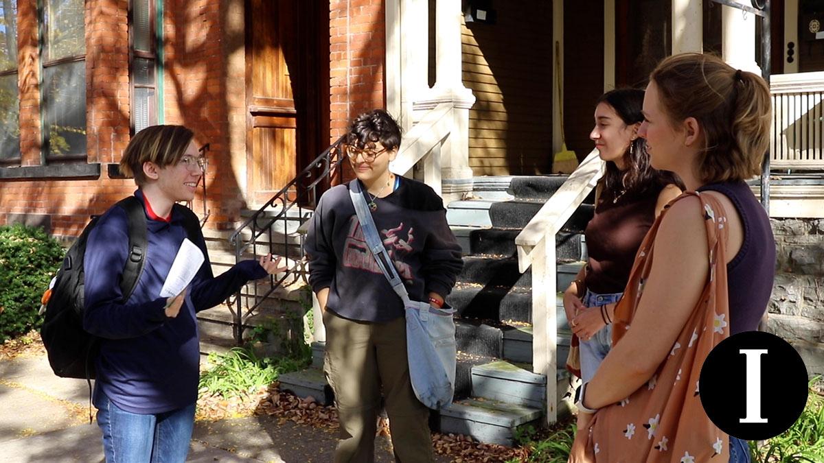 LGBTQ grad students go on historic walking tour