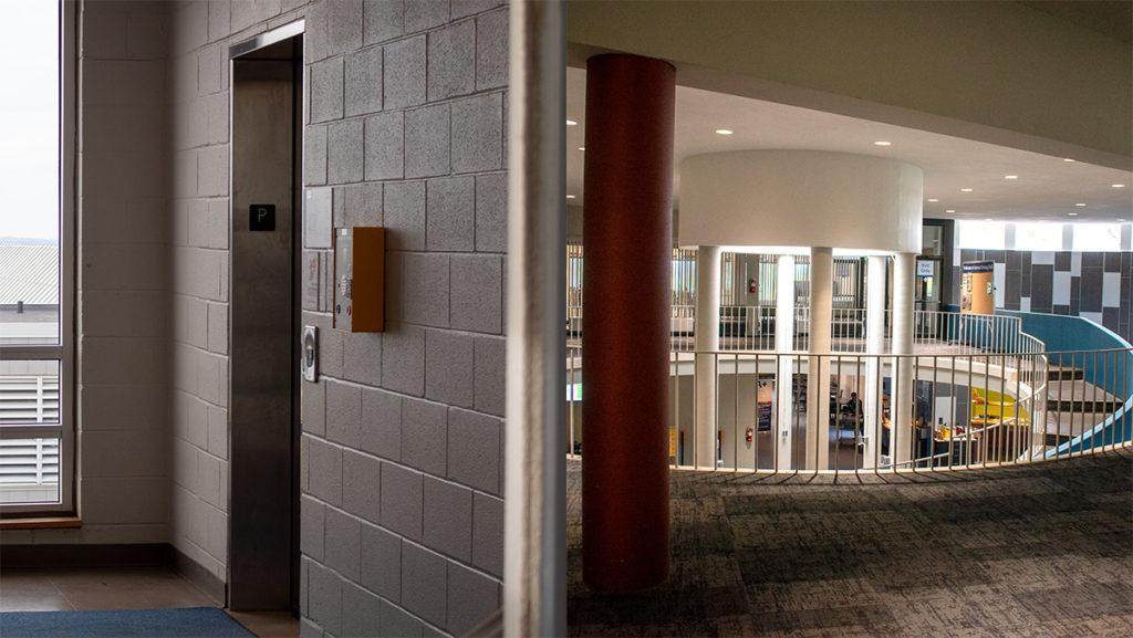 The two most recent swastikas reported at Ithaca College were found in the Baker elevator and outside of a Kosher Kitchen storage room near Terrace Dining Hall. Tyler Wagenet, physical security systems engineer in the Office of Information Security and Access Management, said via email that there are no security cameras in any location where swastikas have been found.