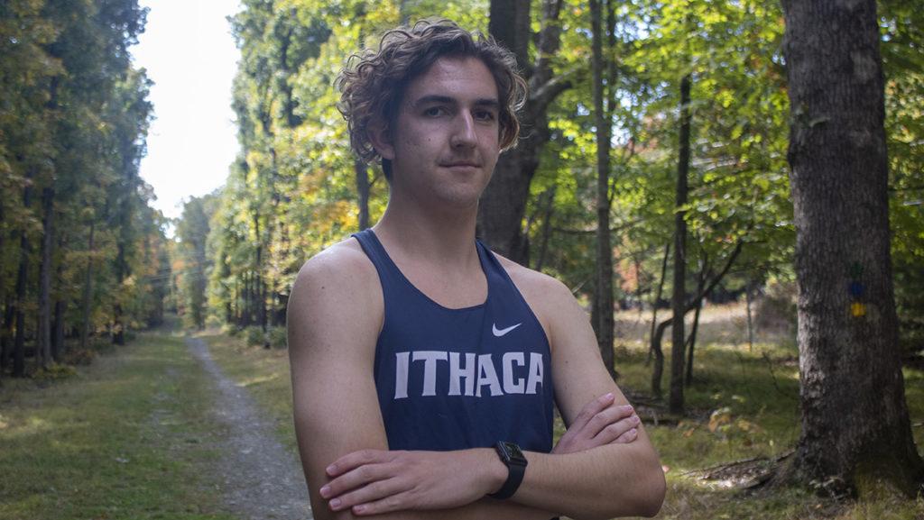 First-year student  Carter Rothwell, recruited to play track and field at Ithaca College competed in his first race as a member of the men’s cross-country team placing 52nd out of 76 runers in the field.