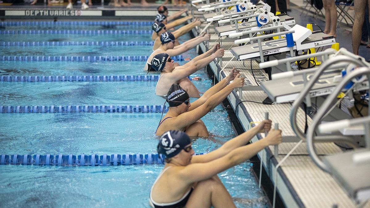 Swimming and diving teams start the season on a high note