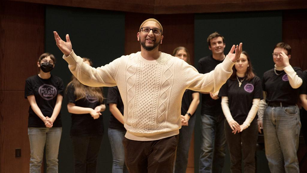 Yasin Ahmed, director of the Office of Religious and Spiritual Life, organized and hosted the first annual Spirit of IC concert, which took place Dec. 1 in the Hockett Family Recital Hall.