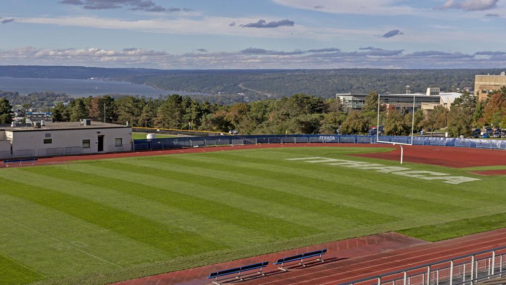 Butterfield Stadium is one of two natural grass football fields in the Liberty League. However, Ithaca College announced in November that the field would be replaced with an artificial turf surface.