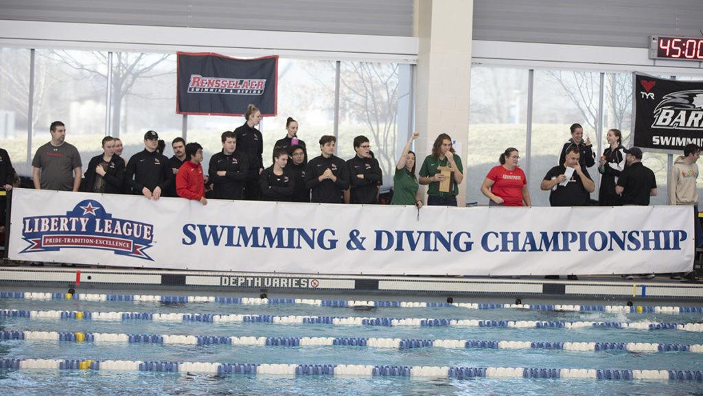 The Ithaca College mens and womens swimming and diving team competed in the 2023 Liberty League Championships from Feb. 15–18. In the 2024 season, they went beyond their results breaking nine team records and a pool record.