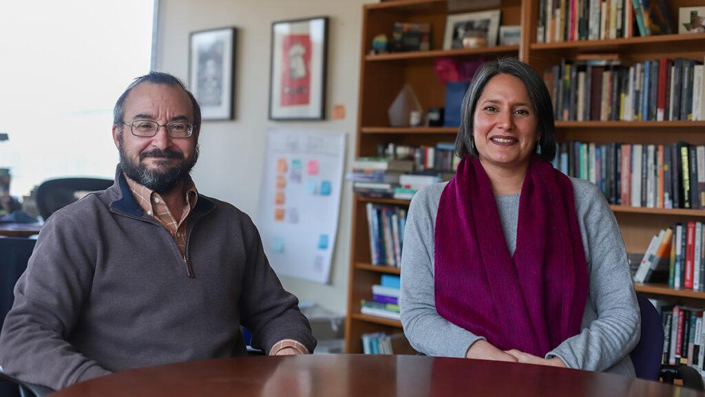 From left, Luca Maurer, the new executive director for Student Equity, Inclusion, and Belonging, and Belisa González, the new dean of Faculty Equity, Inclusion, and Belonging, will be leading the new center in addition to a director for staff equity, inclusion and belonging who has not yet been hired.