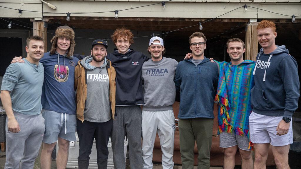 Six+current+members+of+the+Ithaca+College+mens+lacrosse+team%2C+along+with+three+former+members%2C+live+together+off-campus+in+addition+to+being+teammates.+According+to+a+2015+study+by+the+NCAA%2C+43%25+of+men+and+36%25+of+women+who+are+student-athletes+choose+to+live+exclusively+with+other+student-athletes.+