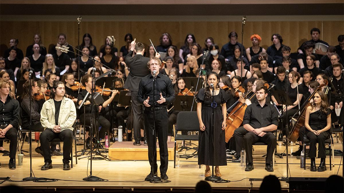 Last curtain call for the conducting masters program