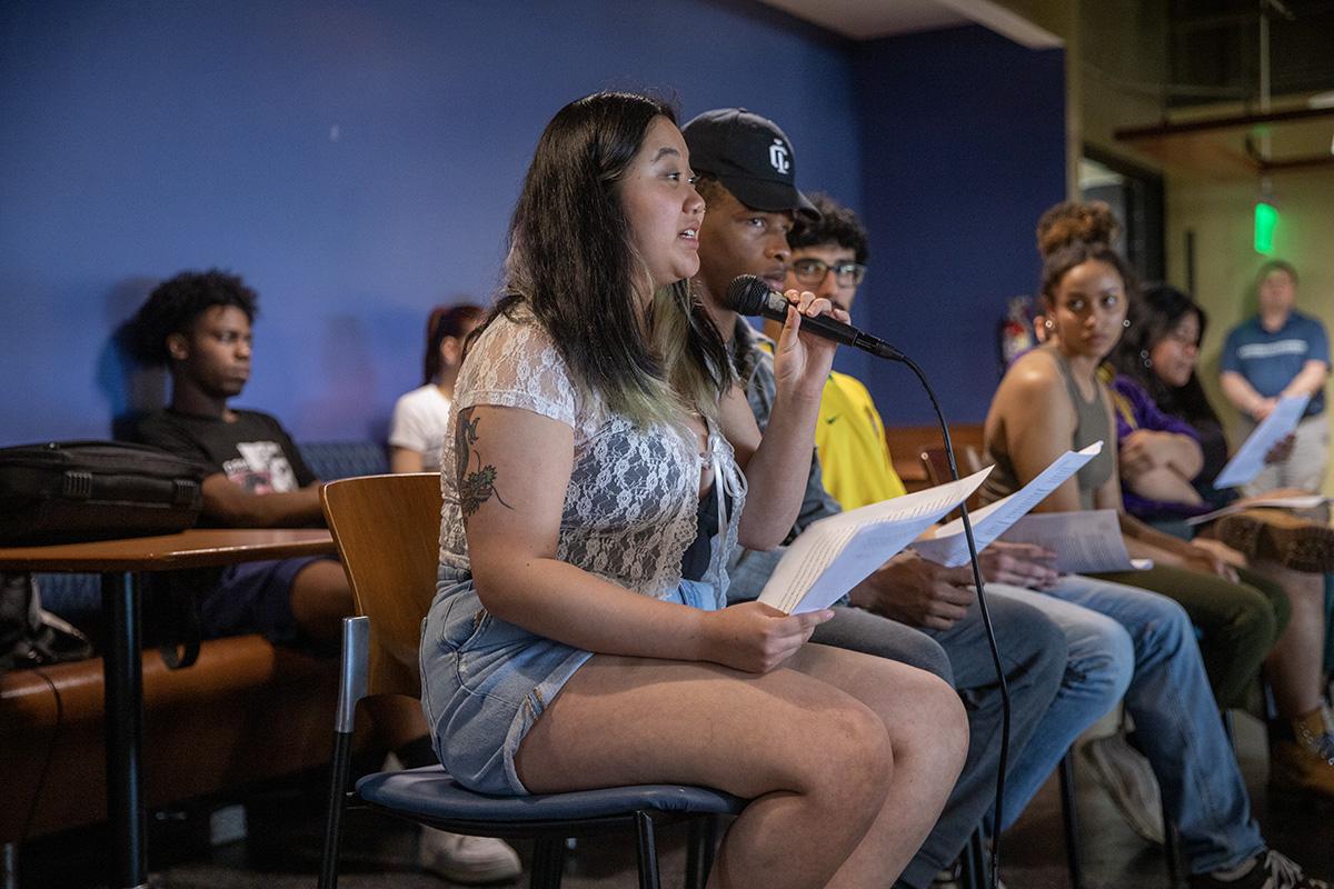 First-year student Grace Jun Walton opened up about the systemic ignorance of faculty at their high school and how it carries over into predominantly white institutions like Ithaca College. KALYSTA DONAGHY-ROBINSON/THE ITHACAN