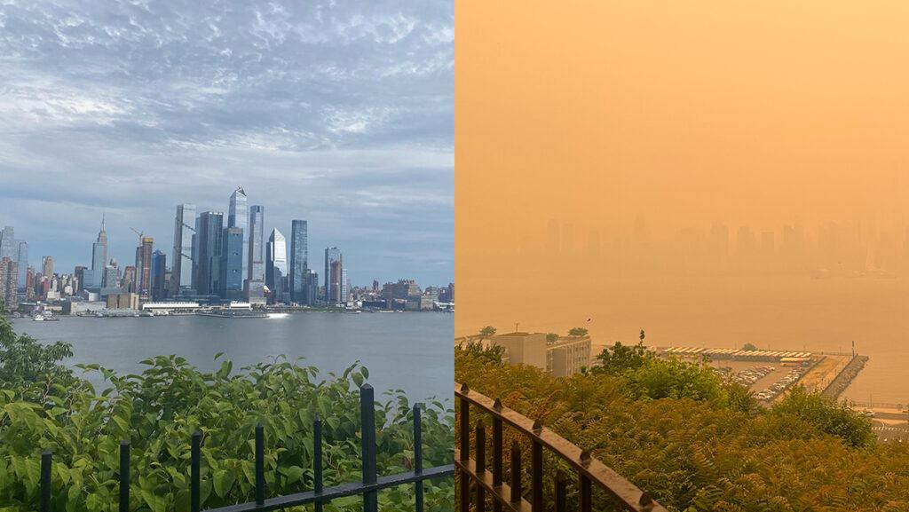 On June 6 the New York State Department of Environmental Conservation issued a statewide air quality health advisory for fine particulates carried in smoke from Canada wildfires. The entire Northeast United States was affected and residents were advised to stay inside.