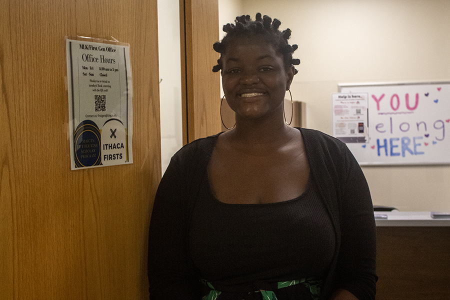 Shadayvia Wallace, director of the MLK Scholars and First Generation Programs, has worked to maintain Ithaca Colleges status as a first-generation forward institution — a status the college has held since 2019 — through initiatives like starting a chapter of the first-generation honors society, Alpha Alpha Alpha.
