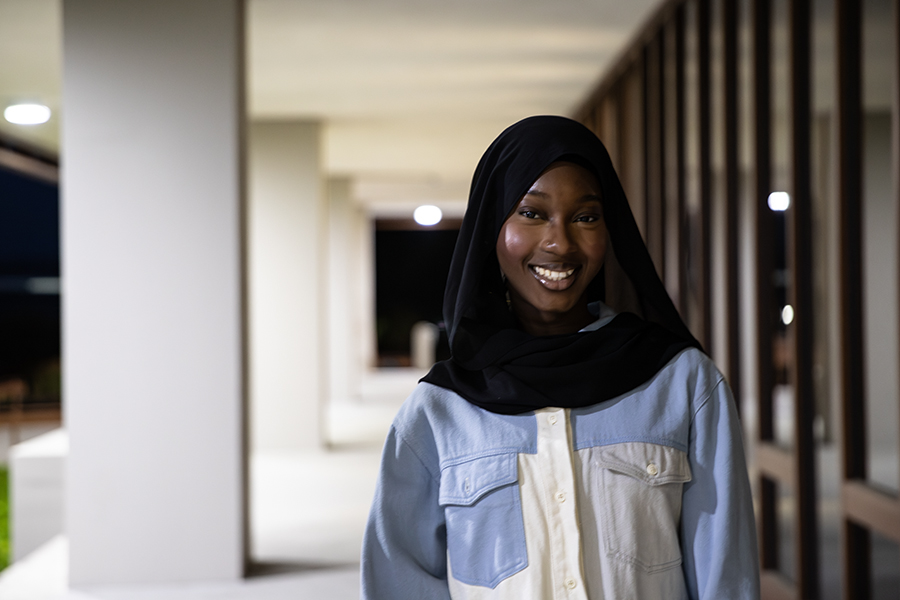 Senior Sarake Dembele received a $10,000 grant from Projects for Peace, which she used to buy a piece of land and seeds for Malian women to cultivate their own food and later sell for profit. 
