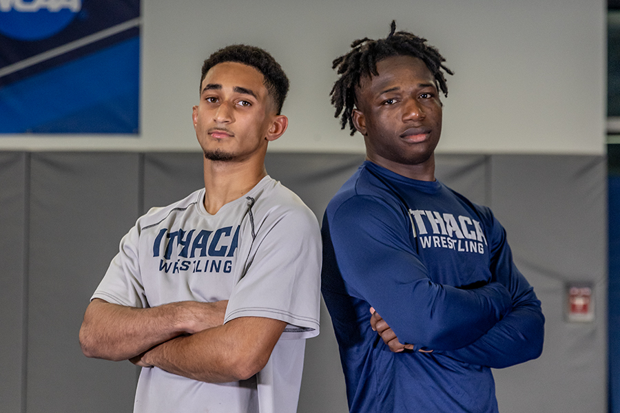From left, sophomore Isaias Torres and junior Winnie Pierre-Louis are each looking to take their games to the national level in the 2023–24 season.
