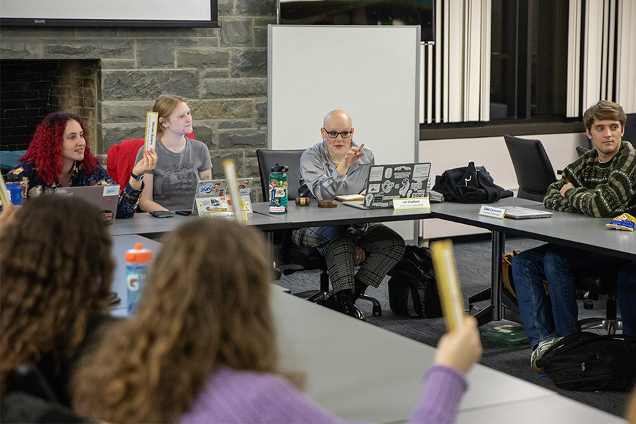 The Ithaca College Student Governance Council also met with the Office of Access, Opportunity & Achievement Nov. 27 to learn more about the office and confirm a new member to the Appropriations Committee.
