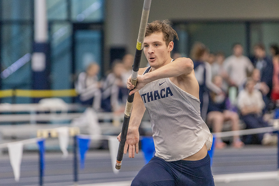 Graduate student pole vaulter Dom Mikula is heading into his sixth year competing in college. Because of eligibility loopholes, he will be able to compete in the winter and spring seasons.
