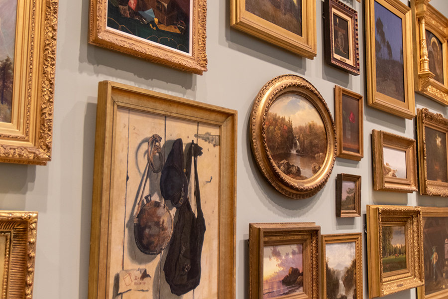 The three permanent collections are located in the first, second and fifth floors of the Herbert F. Johnson Museum of Art, displaying works of different periods from all over the world.