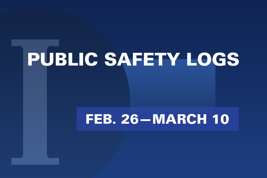 Public Safety Logs Feb. 26—March 10