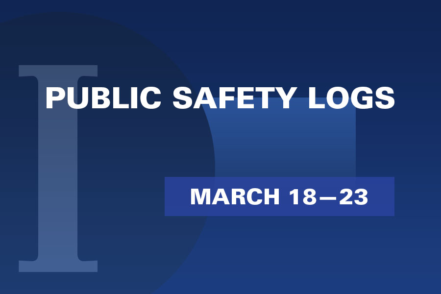 Public Safety Logs March 18—23