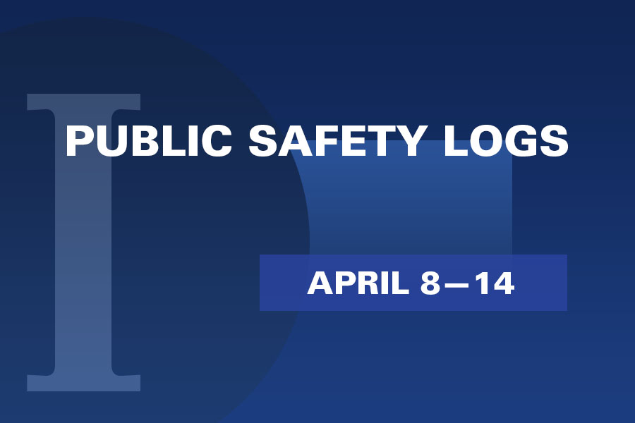 Public Safety Logs 4/8-4/14