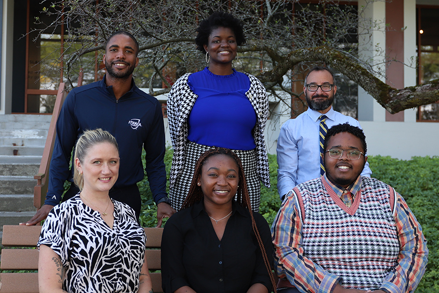 From top left, Stanley Bazile, Shadayvia Wallace, Luca Maurer, Erin Foster, McKenzie Murray and Cliff-Simon Vital. The BIPOC Unity Center has paused the search for a director.