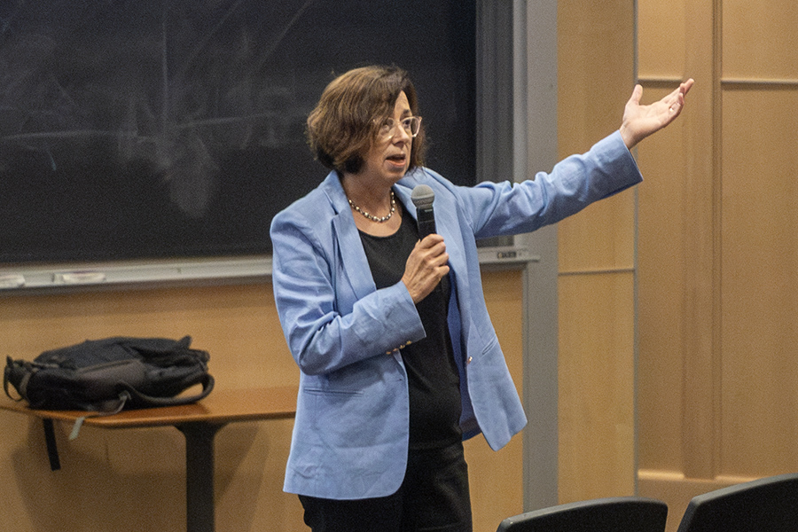 Suzanne Mettler, John L. Senior professor of American institutions at Cornell University, came to Ithaca College on Sept. 18 to speak to students about the U.S. Constitution and democracy in today’s polarized political climate.