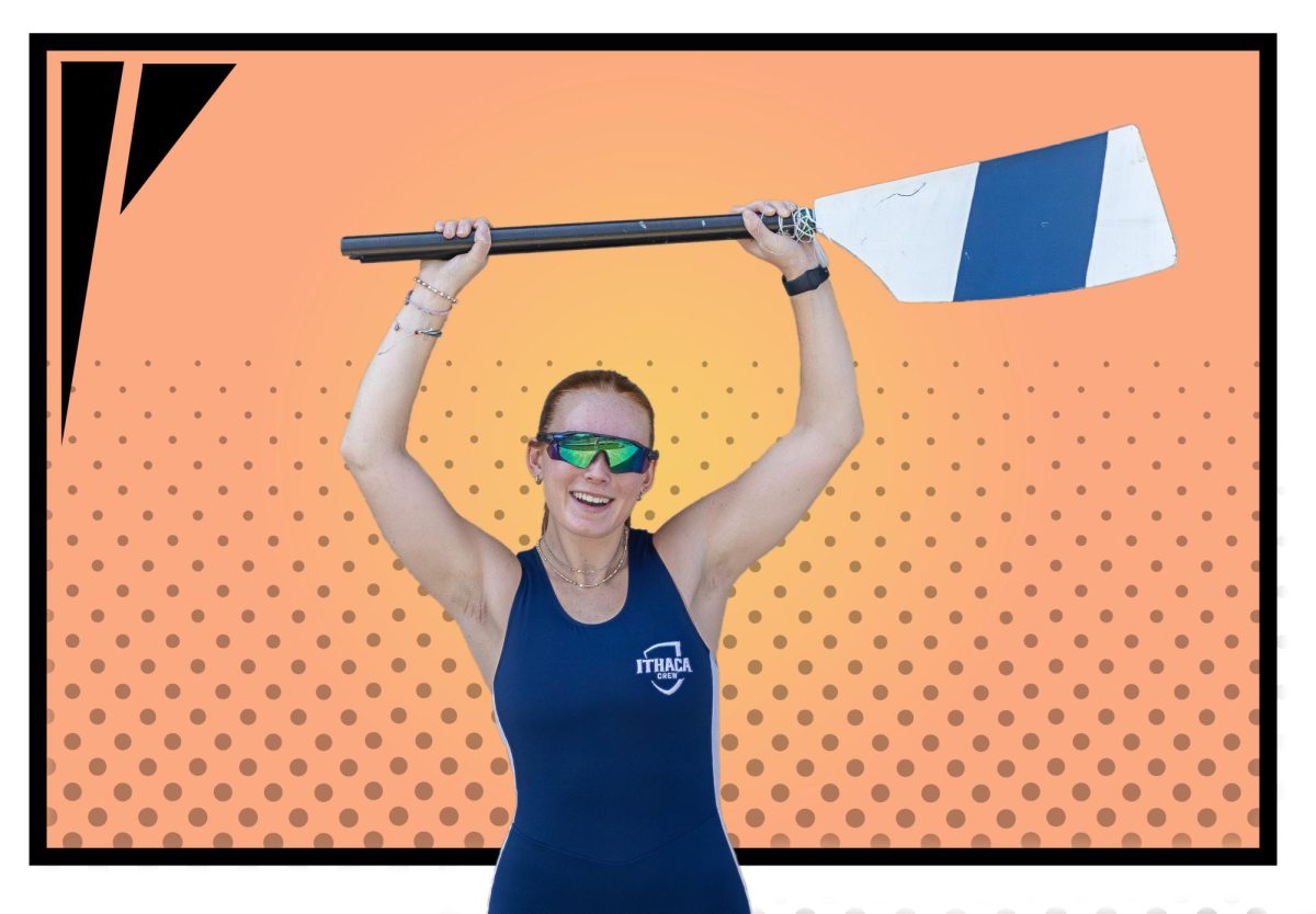 The Ithaca College sculling team is looking to turn the tides this fall. Pictured, senior Lily Babcock and the Bombers head into the season with great expectations.