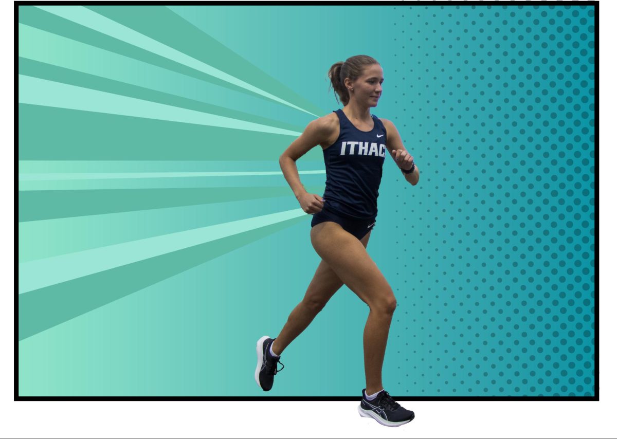 The Ithaca College women's cross-country team will have five new first-year students, as well as some returning stars. Pictured above, junior Kayleigh Milligan has the goal of setting a personal record.