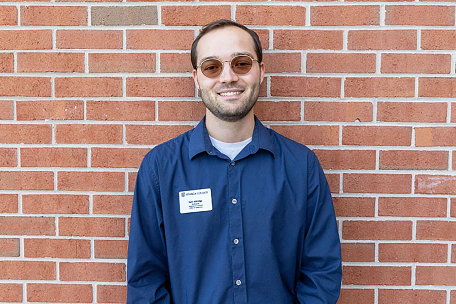 Sam Aldridge is a counselor in the office of Admission who will be voting for Kamala Harris in the presidential election.