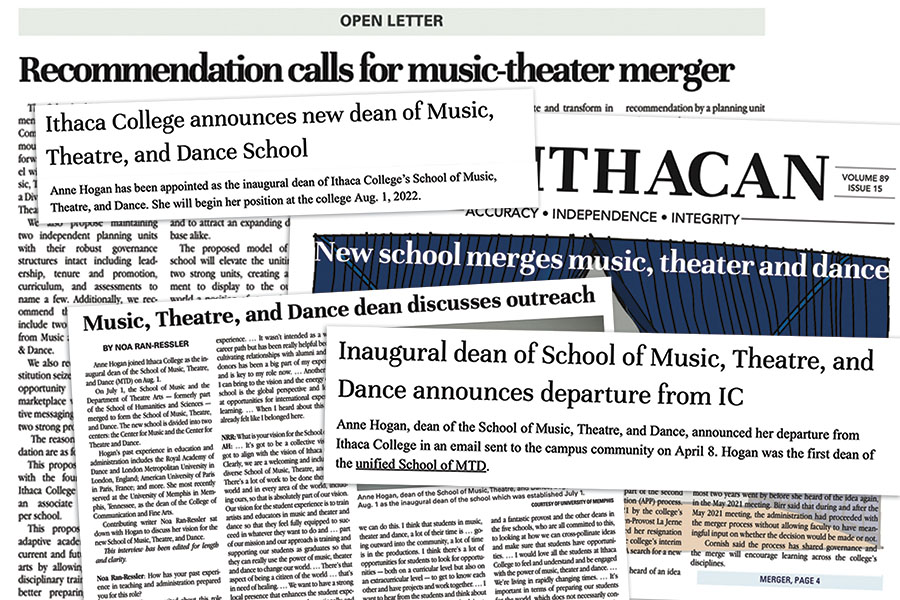 Anne Hogan, former dean of the School of Music, Theater, and Dance left the college in Spring 2024. The school is now looking for a new dean to help students feel more united. 