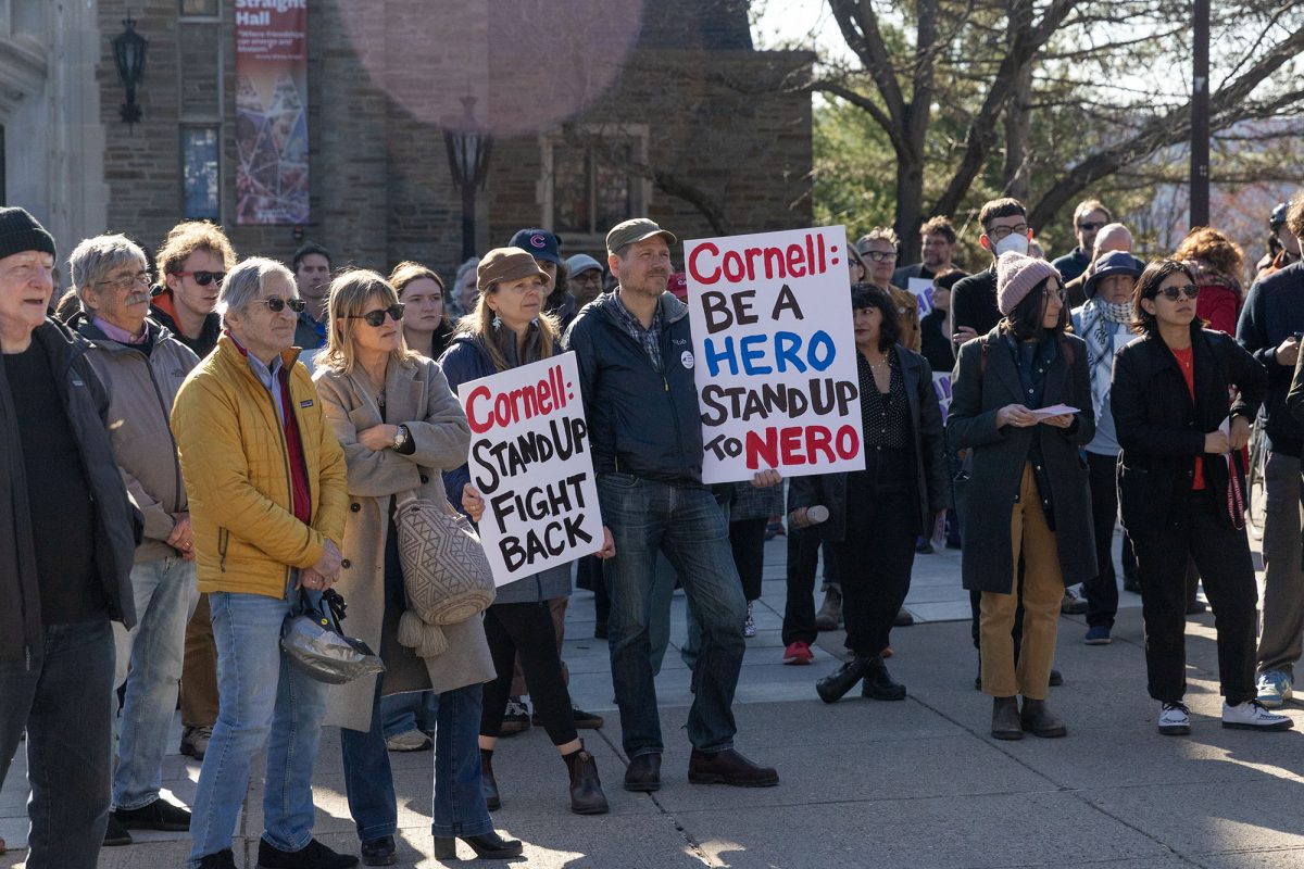 People at the rally brought posters to support the efforts of the event. 