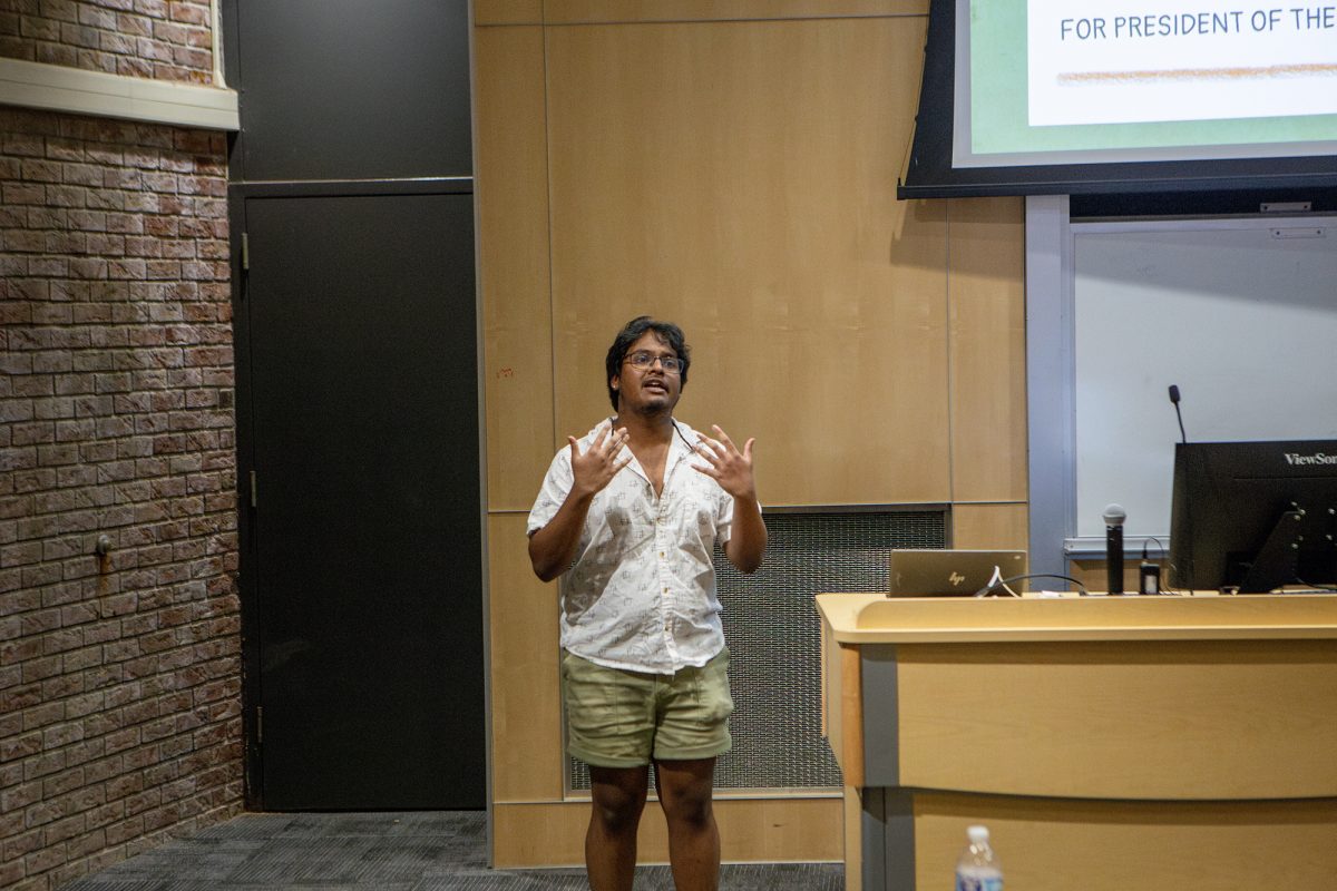 Junior Rishabh Sen was reelected as the president of the student body after running unopposed with 282 votes and 28 votes of no confidence, which means that the voter chose to abstain from voting for that candidate.