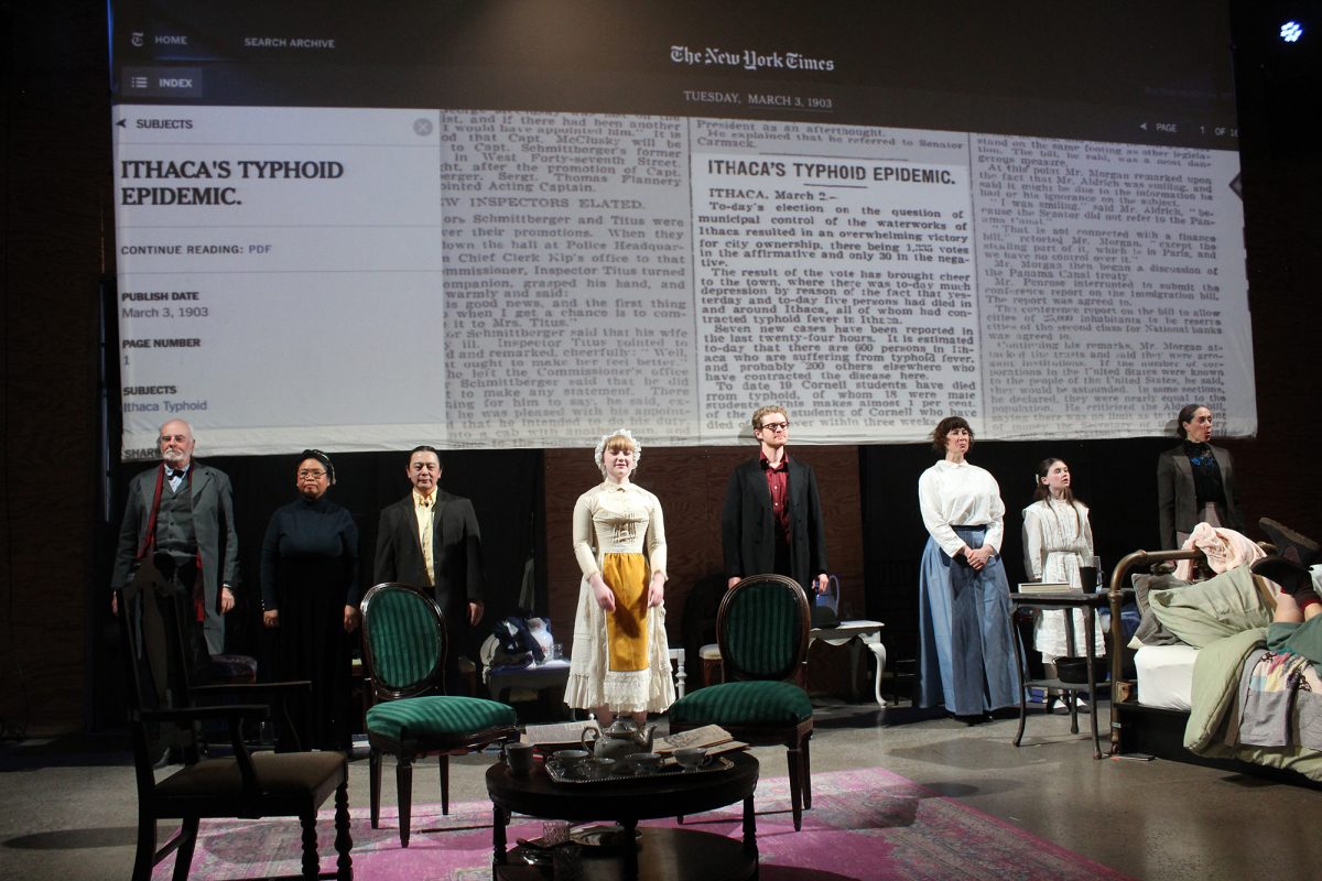 The Cherry Arts produces Saviana Stanescu's play 'Ithaca Fever,' later to be awarded NEA grant funding for its world premiere. Since the grant's termination, The Cherry Arts has been asking for donations to cover the costs of the project.