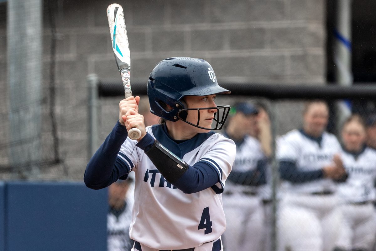 The Ithaca College softball team concluded the regular season with a doubleheader sweep of the Rochester Institite of Technology Tigers on May 3. This was the program's best regular season finish since 2006.