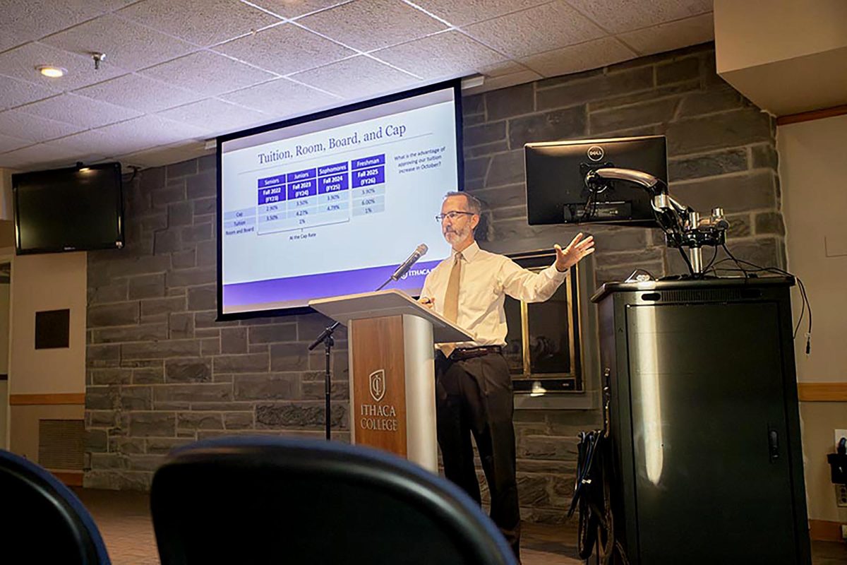 Tim Downs, chief financial officer and vice president of Finance and Administration, shared the projected FY 2025 budget summary and compared it to the FY 2025 forecast.