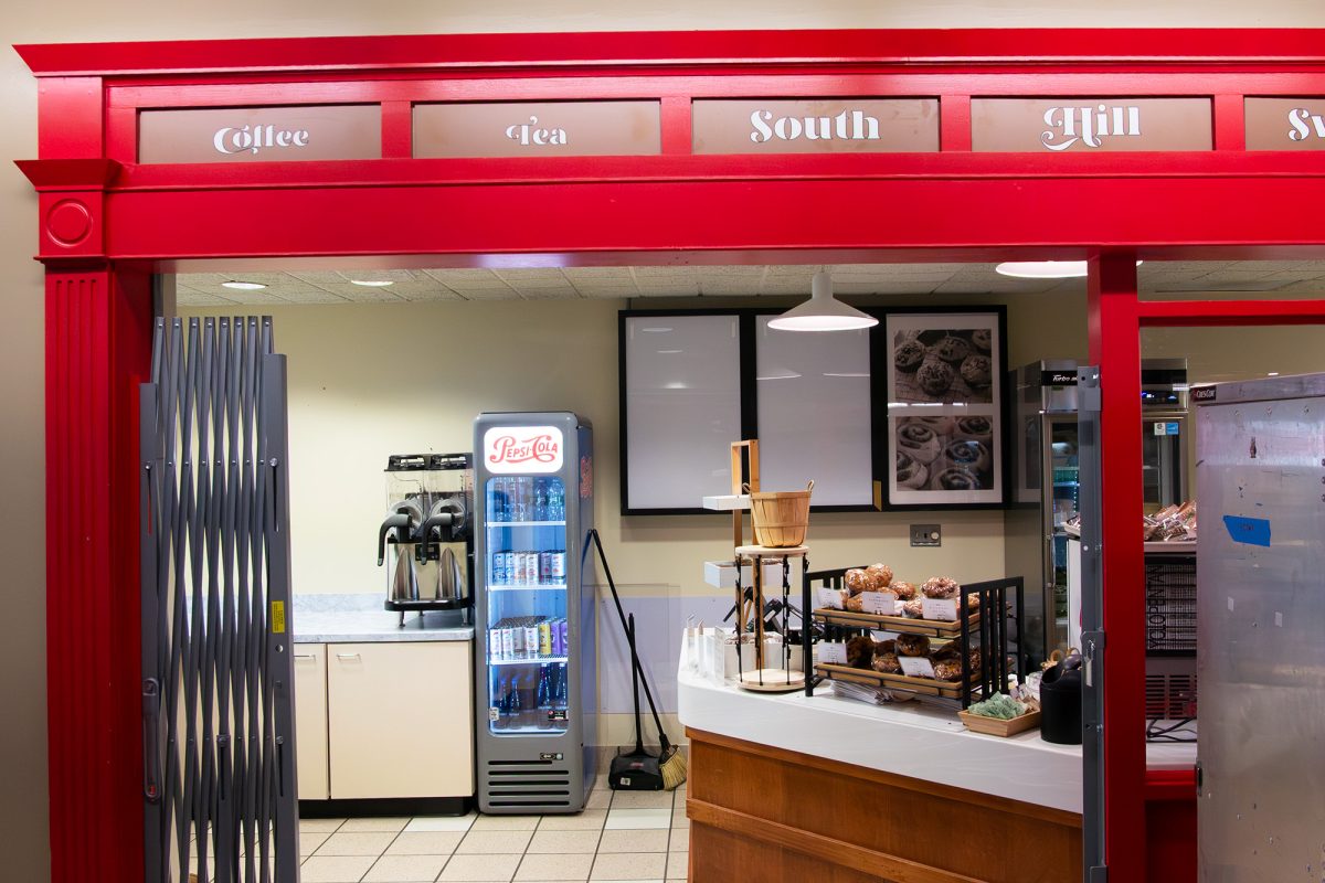Campus Center Cafe, which was previously South Hill Sweets, serves regular sandwiches and other baked goods. The cafe is open Monday through Friday from 8 a.m. to 4 p.m.